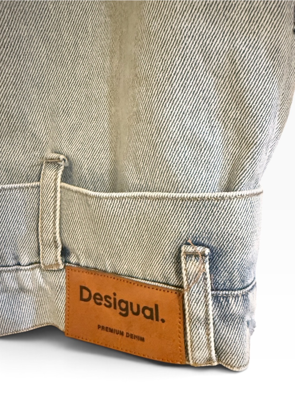Desigual x Mickey Mouse Embroidered Mixed Media Denim Hooded Jacket Medium - Picture 7 of 13